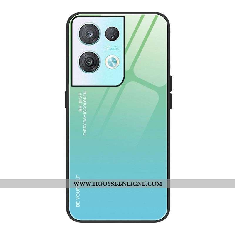 Coque Oppo Reno 8 Verre Trempé Be Yourself
