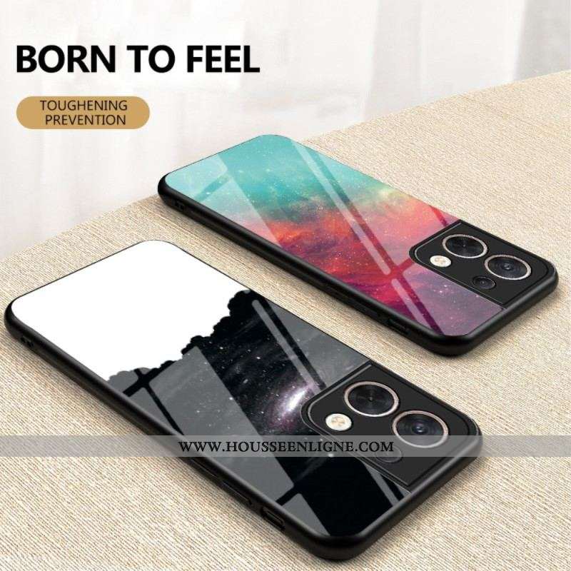 Coque Oppo Reno 8 Verre Trempé Motif