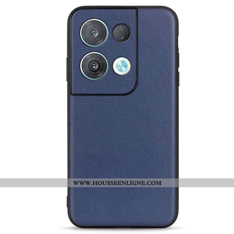 Coque Oppo Reno 8 Vrai Cuir