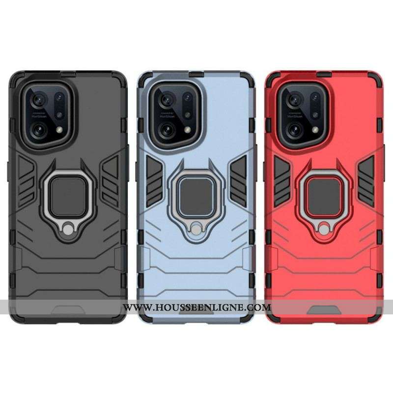 Coque Oppo find X5 Ring Résistante