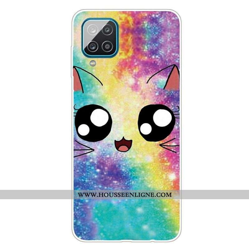 Coque Samsung Galaxy A12 / M12 Chat Cartoon