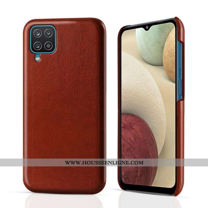 Coque Samsung Galaxy A12 / M12 Effet Cuir KSQ