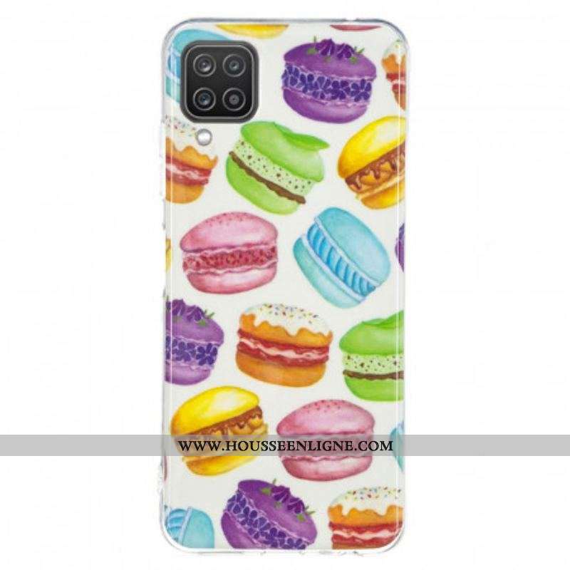 Coque Samsung Galaxy A12 / M12 Macarons Fluorescente
