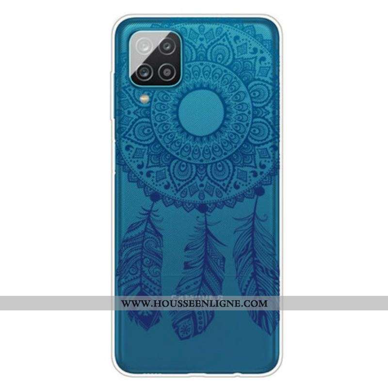 Coque Samsung Galaxy A12 / M12 Mandala Floral Unique