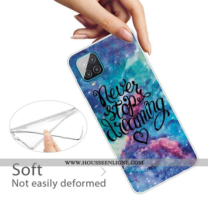 Coque Samsung Galaxy A12 / M12 Never Stop Dreaming