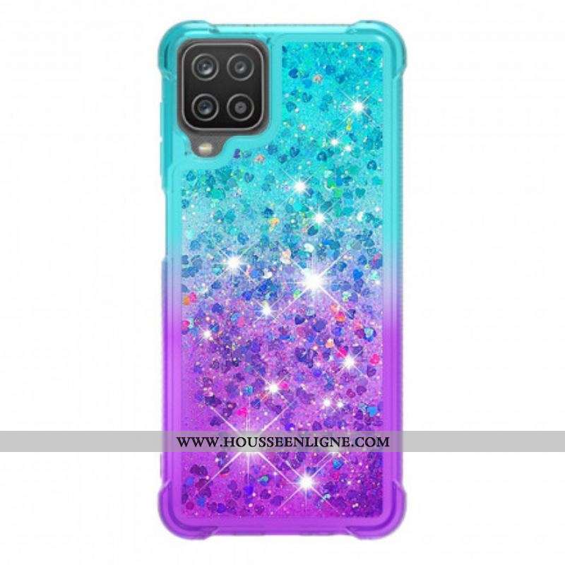 Coque Samsung Galaxy A12 / M12 Paillettes Colors