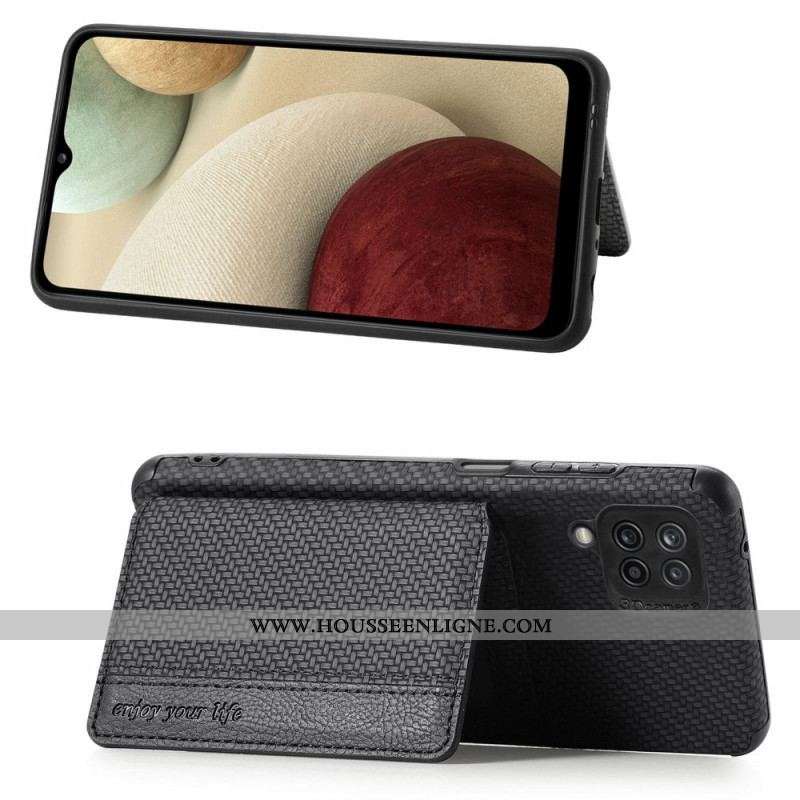 Coque Samsung Galaxy A12 / M12 RFID Porte-Cartes Support