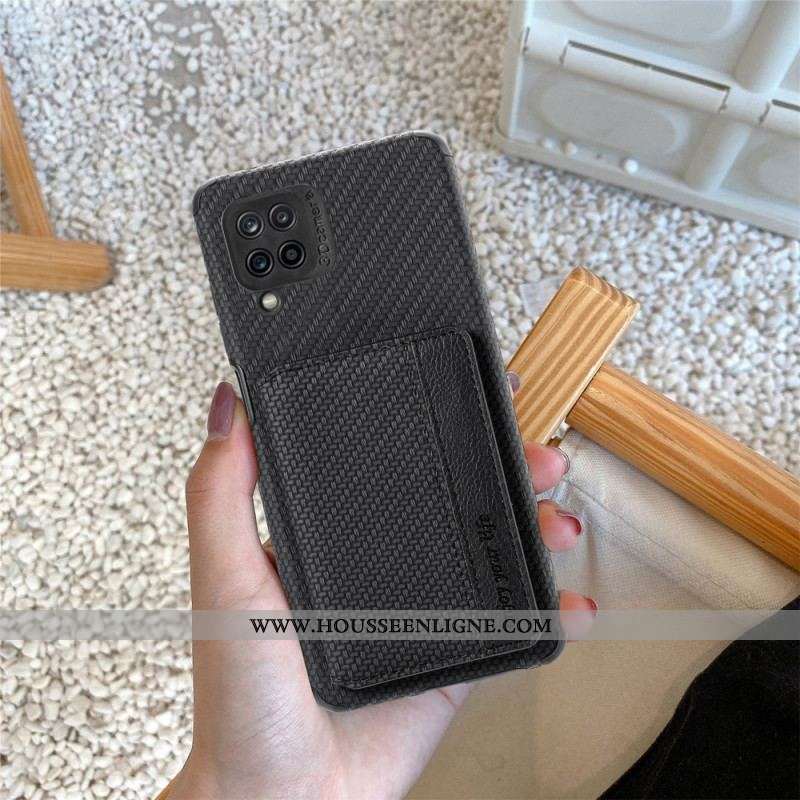 Coque Samsung Galaxy A12 / M12 RFID Porte-Cartes Support