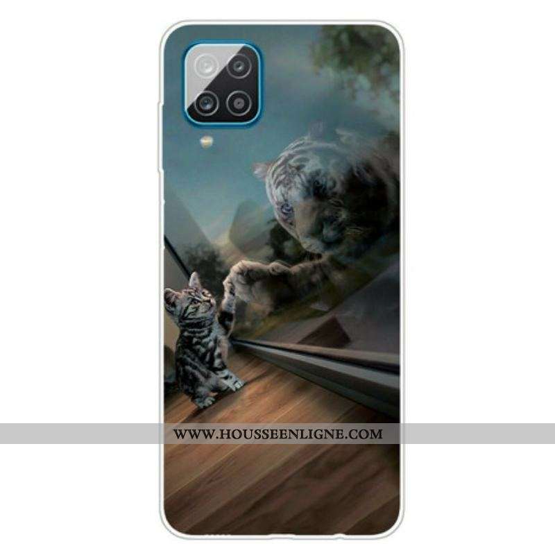 Coque Samsung Galaxy A12 / M12 Rêve de Chaton