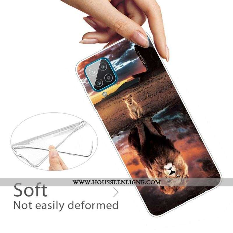 Coque Samsung Galaxy A12 / M12 Rêve de Lionceau