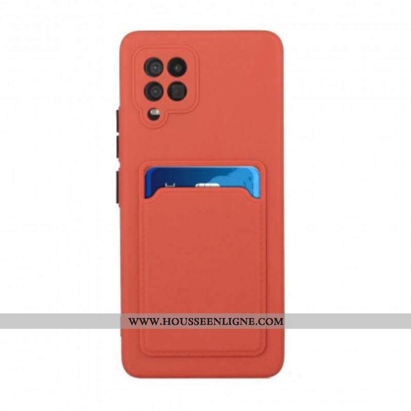 Coque Samsung Galaxy A12 / M12 Silicone Porte Carte