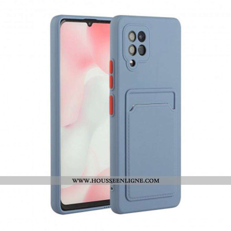 Coque Samsung Galaxy A12 / M12 Silicone Porte Carte