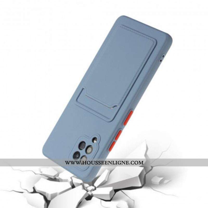 Coque Samsung Galaxy A12 / M12 Silicone Porte Carte