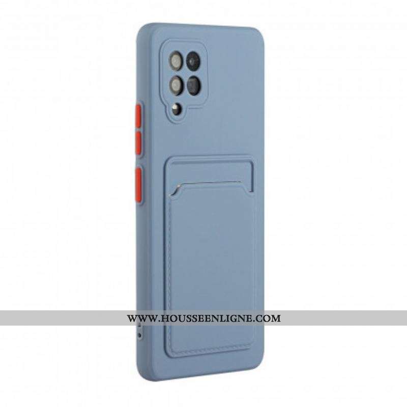 Coque Samsung Galaxy A12 / M12 Silicone Porte Carte