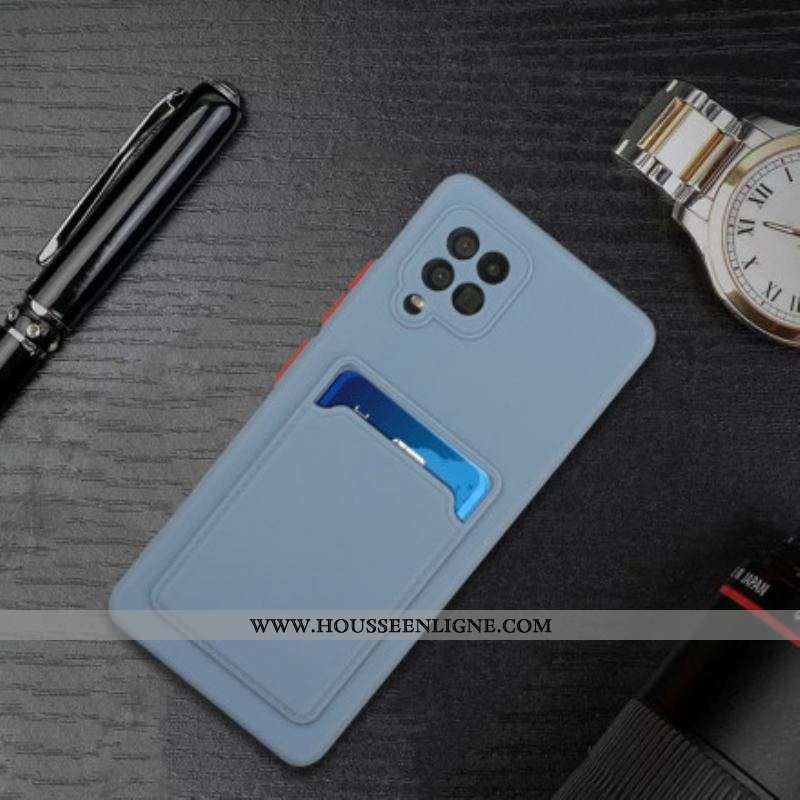 Coque Samsung Galaxy A12 / M12 Silicone Porte Carte