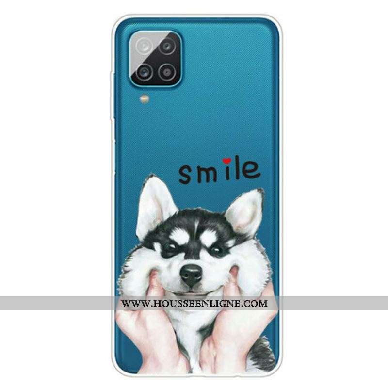 Coque Samsung Galaxy A12 / M12 Smile Dog