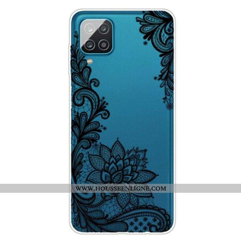 Coque Samsung Galaxy A12 / M12 Sublime Dentelle