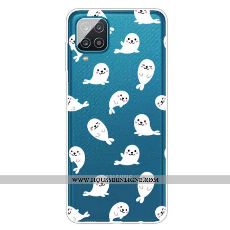 Coque Samsung Galaxy A12 / M12 Top Lions des Mers