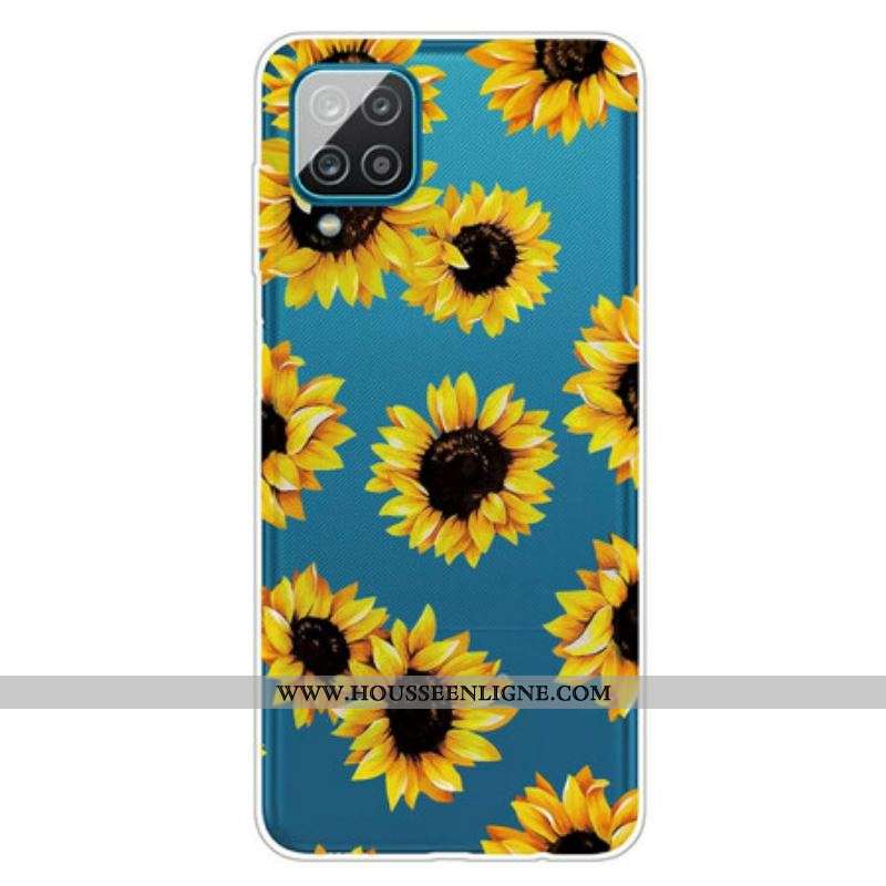 Coque Samsung Galaxy A12 / M12 Tournesols