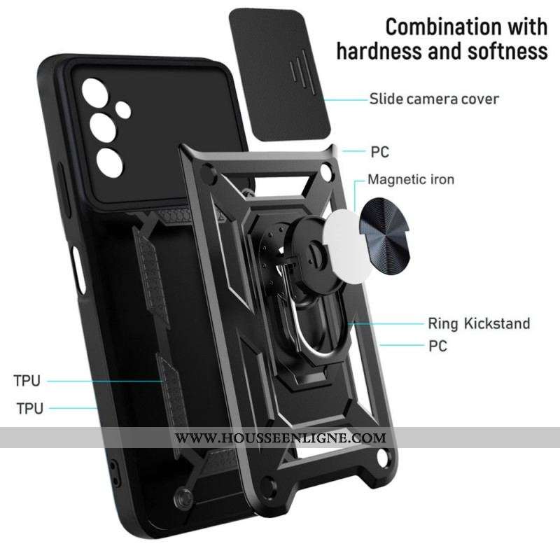 Coque Samsung Galaxy A13 5G / A04s Détachable Anneau-Support