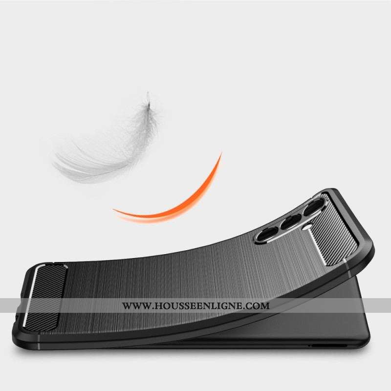 Coque Samsung Galaxy A13 5G / A04s Fibre Carbone Brossée