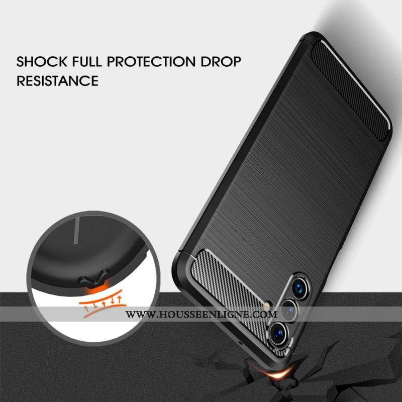 Coque Samsung Galaxy A13 5G / A04s Fibre Carbone Brossée