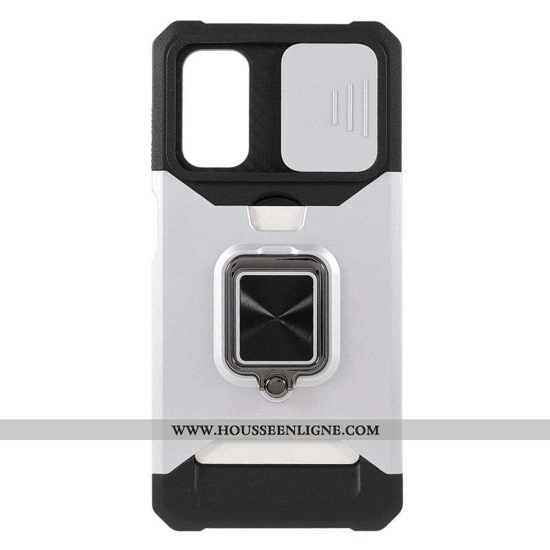 Coque Samsung Galaxy A13 5G / A04s Multi-Fonctionnelle Protège-Lentilles