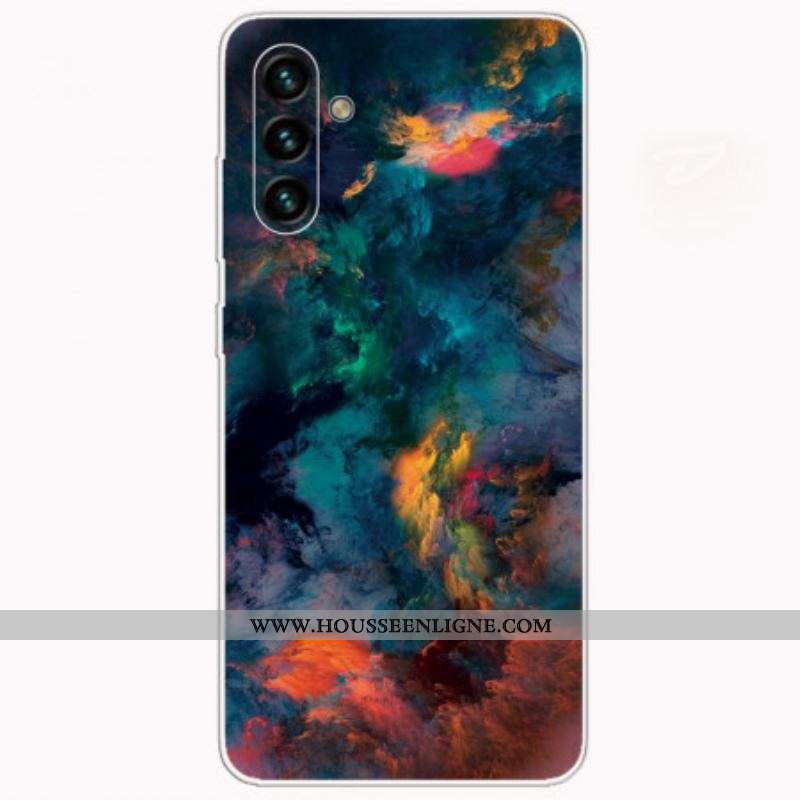 Coque Samsung Galaxy A13 5G / A04s Nuages Colorés