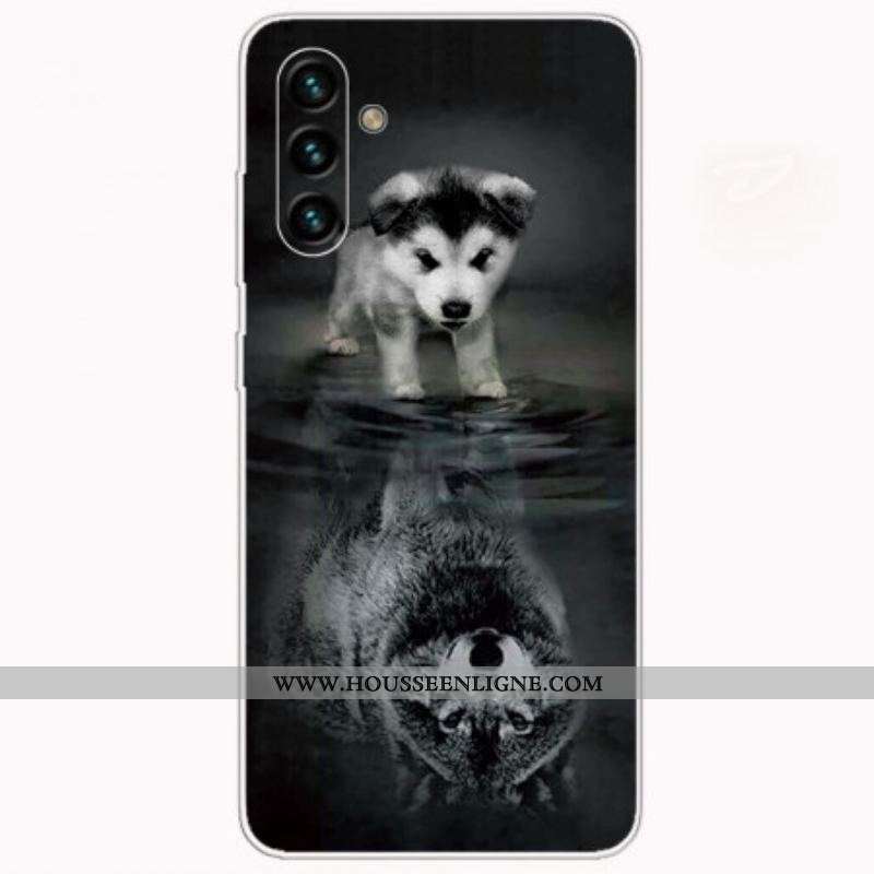 Coque Samsung Galaxy A13 5G / A04s Rêve de Chiot