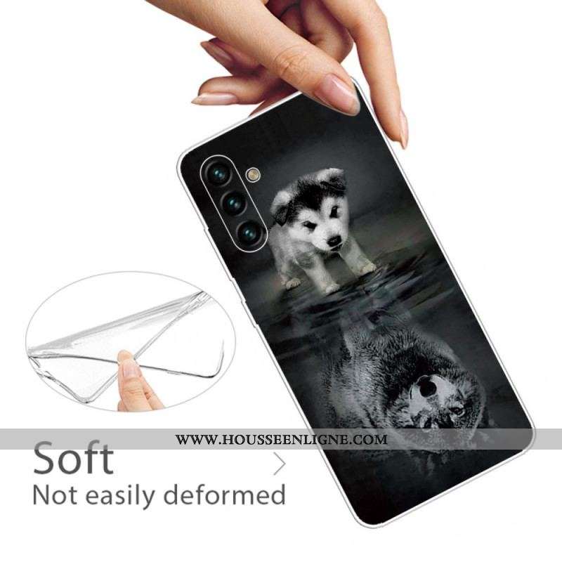 Coque Samsung Galaxy A13 5G / A04s Rêve de Chiot