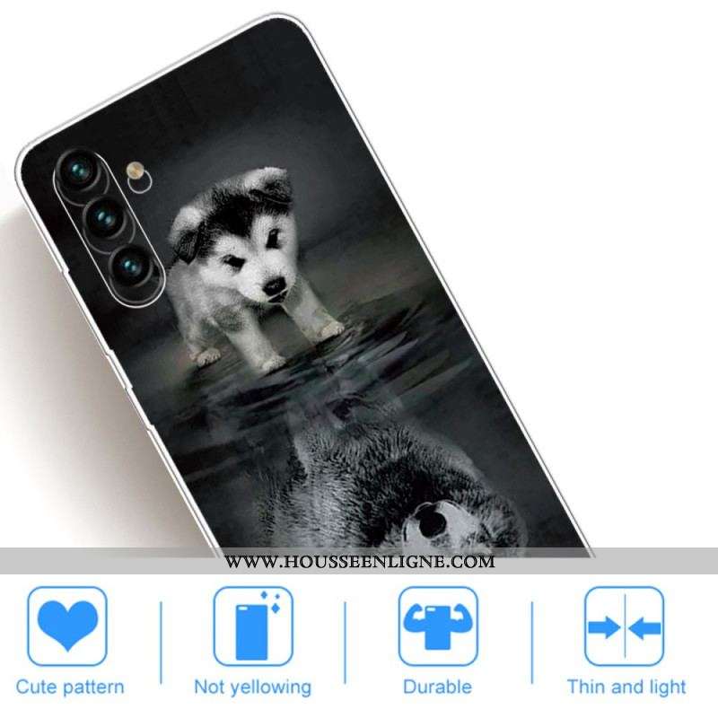 Coque Samsung Galaxy A13 5G / A04s Rêve de Chiot