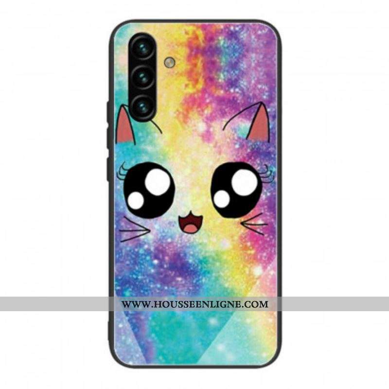 Coque Samsung Galaxy A13 5G / A04s Verre Trempé Chat