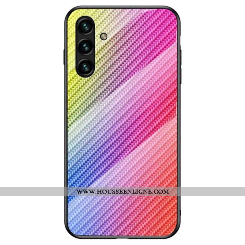 Coque Samsung Galaxy A13 5G / A04s Verre Trempé Fibre Carbone