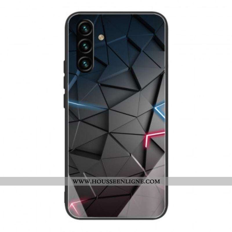 Coque Samsung Galaxy A13 5G / A04s Verre Trempé Géométrie