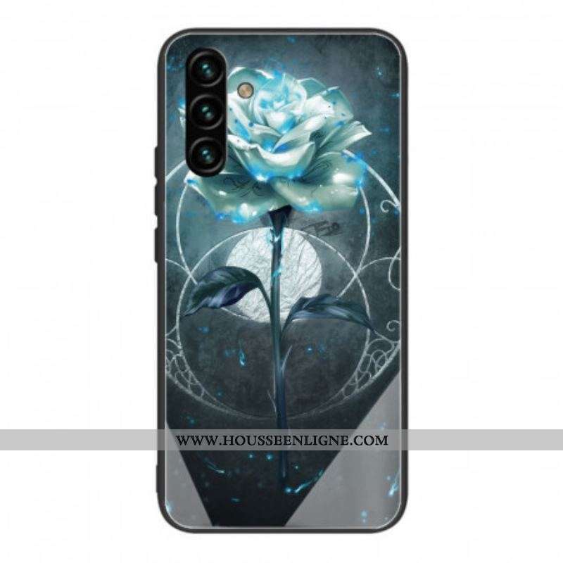Coque Samsung Galaxy A13 5G / A04s Verre Trempé Rose Verte