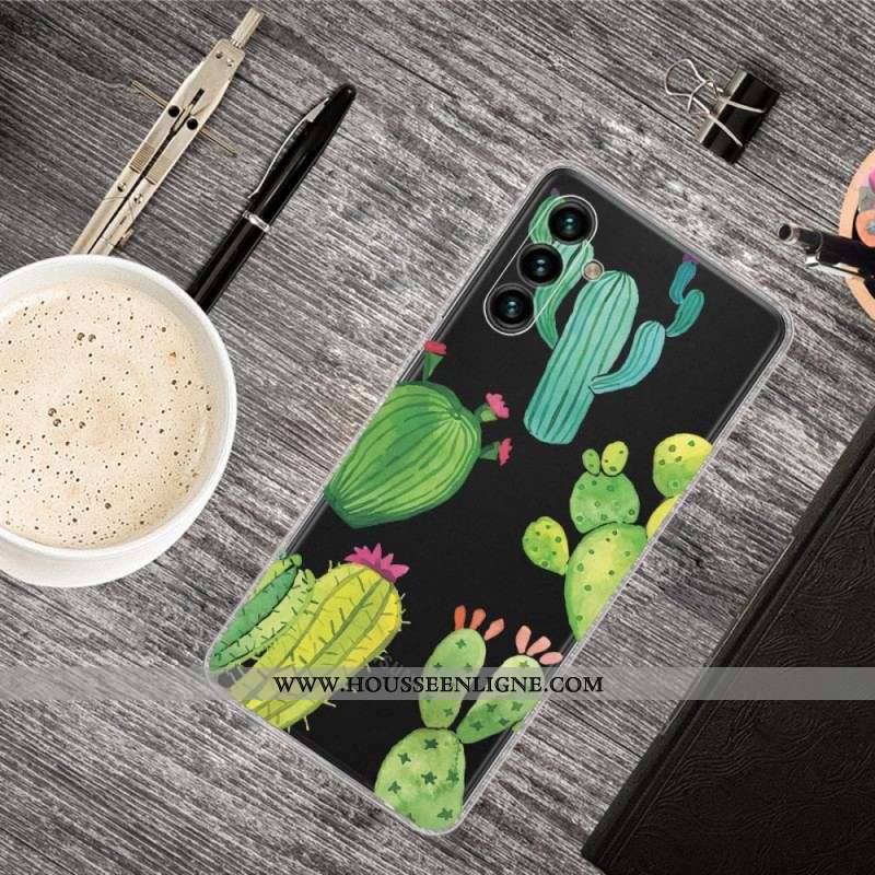 Coque Samsung Galaxy A13 5G Cactus Aquarelle
