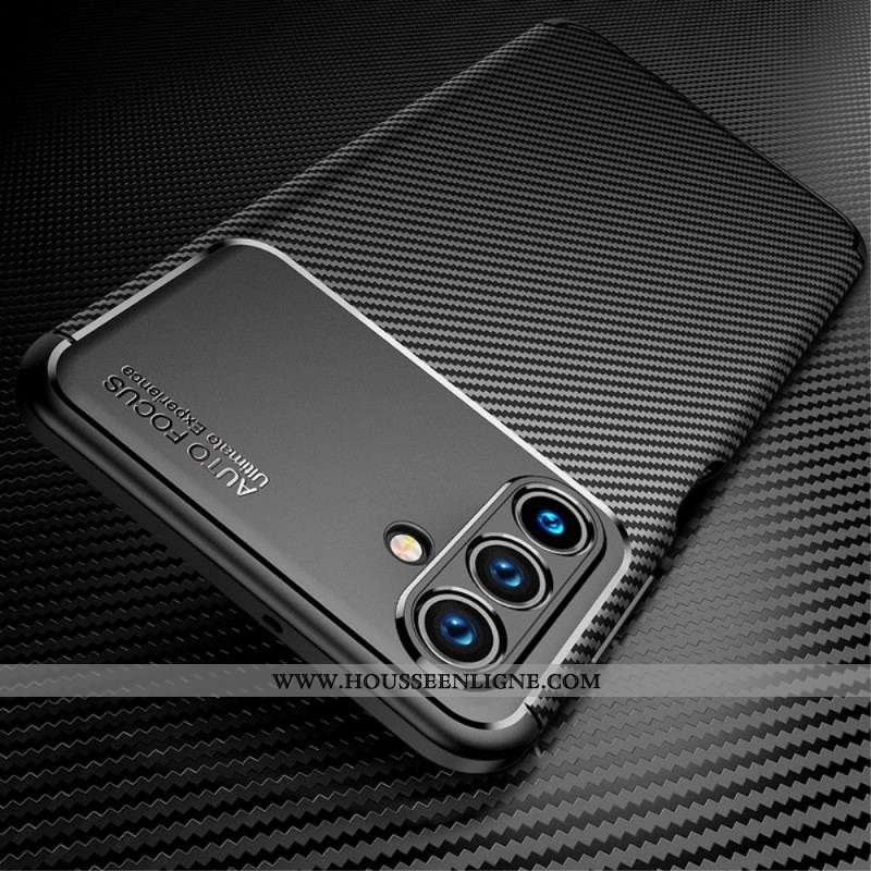 Coque Samsung Galaxy A13 5G Texture Fibre Carbone Flexible