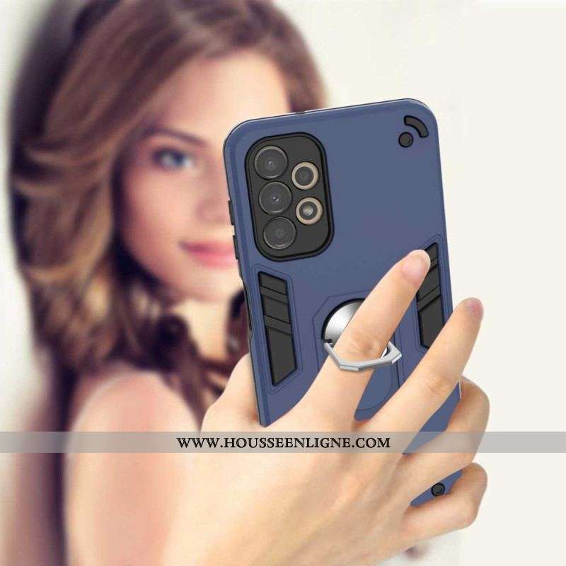 Coque Samsung Galaxy A13 Anneau-Support Détachable