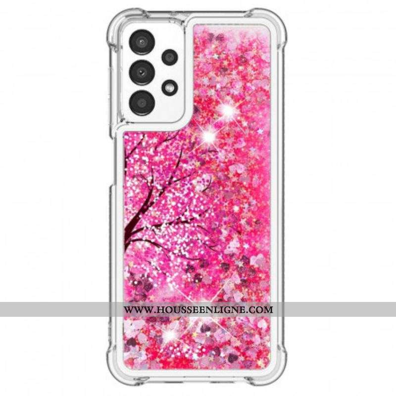 Coque Samsung Galaxy A13 Arbre Paillettes