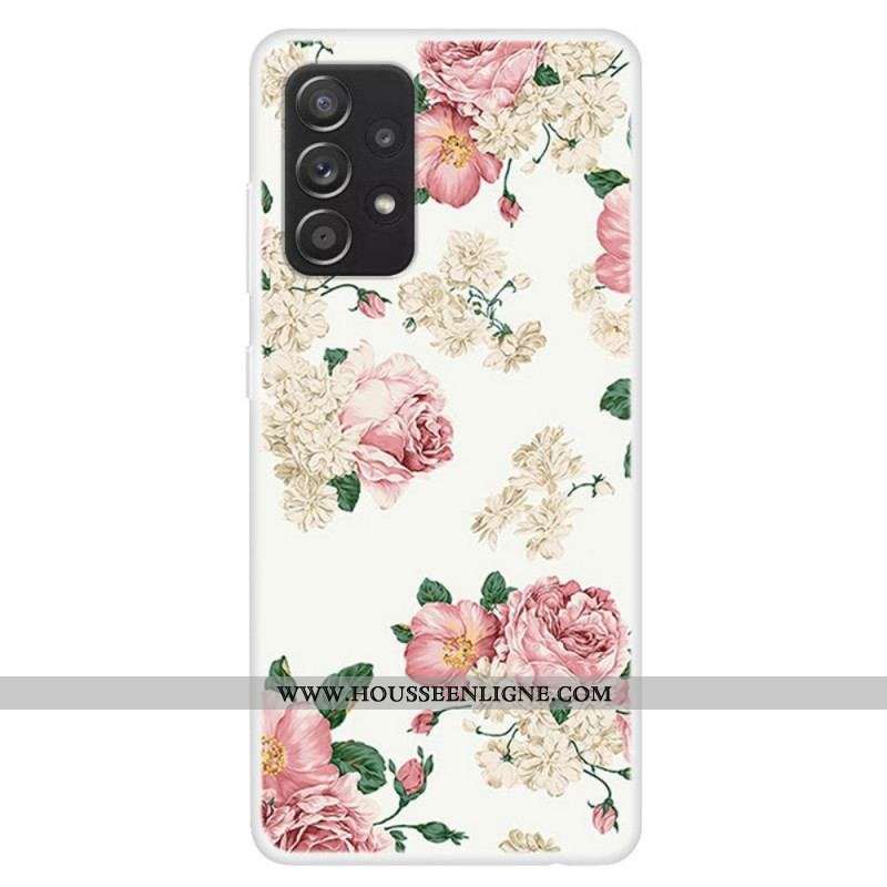 Coque Samsung Galaxy A13 Fleurs Liberty