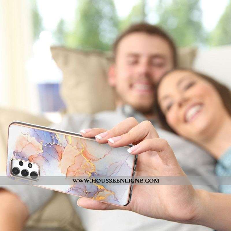 Coque Samsung Galaxy A13 Marbre Aquarelle