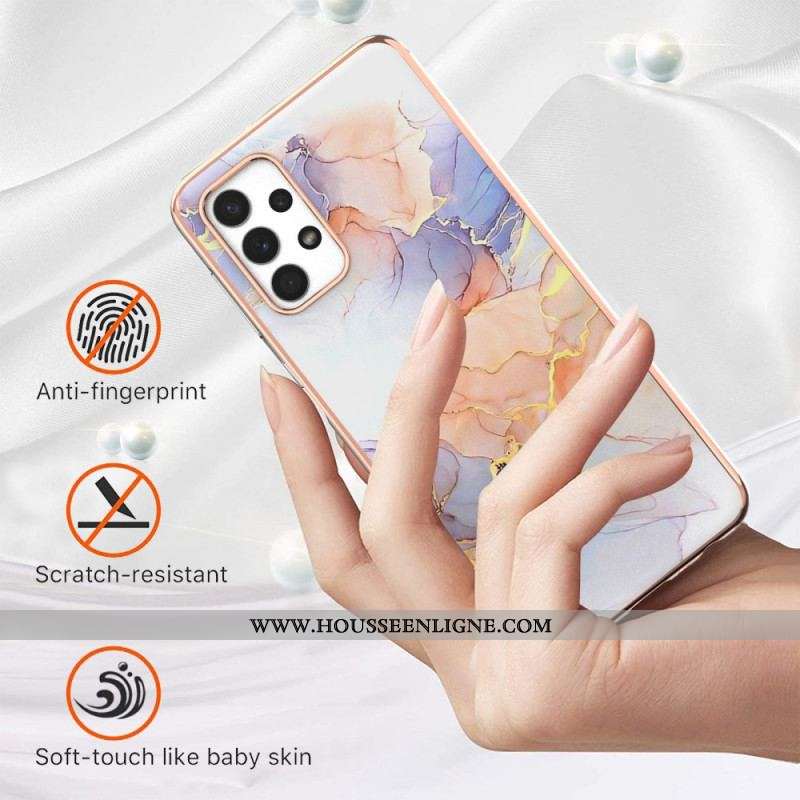 Coque Samsung Galaxy A13 Marbre Aquarelle