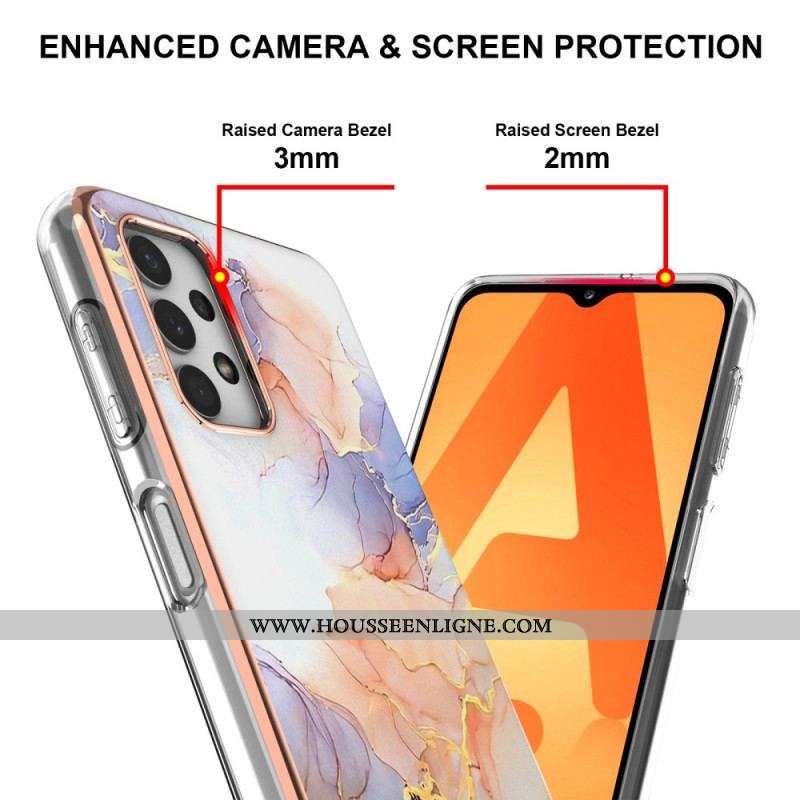 Coque Samsung Galaxy A13 Marbre Aquarelle