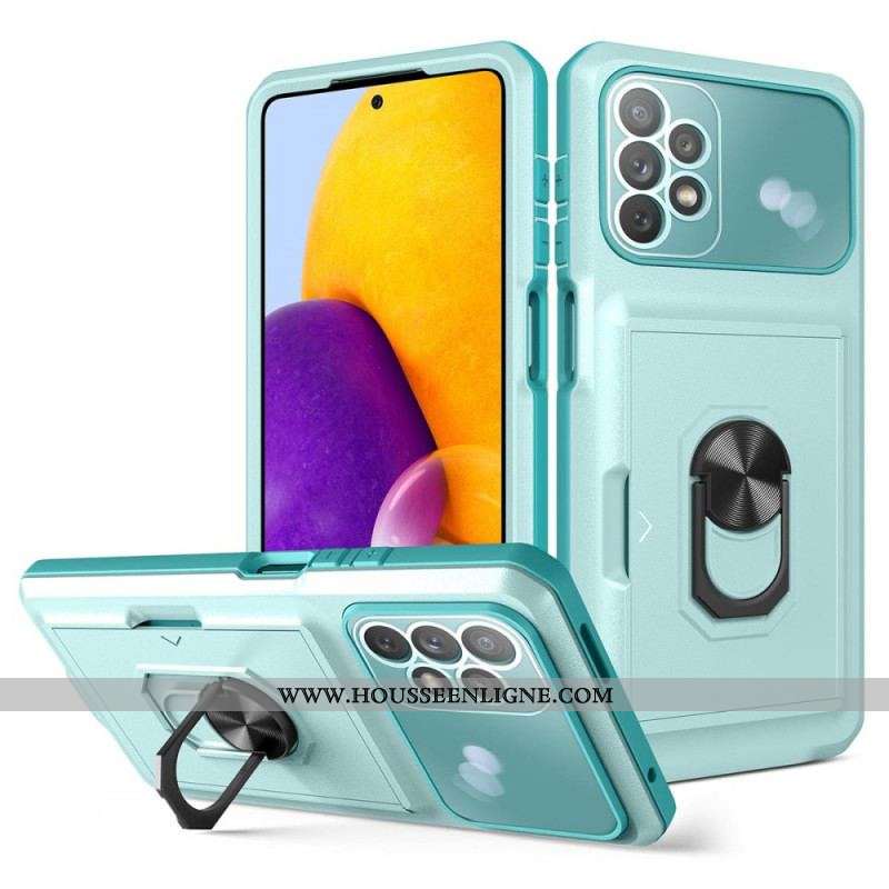 Coque Samsung Galaxy A13 Porte-Carte et Anneau-Support