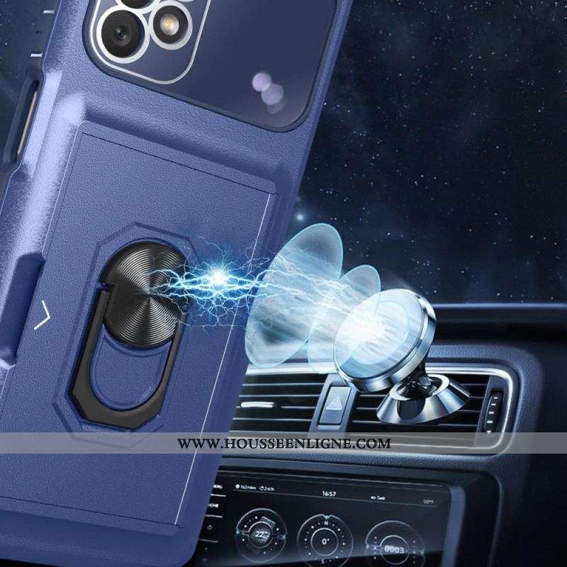 Coque Samsung Galaxy A13 Porte-Carte et Anneau-Support