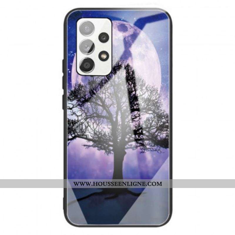 Coque Samsung Galaxy A13 Verre Trempé Arbre