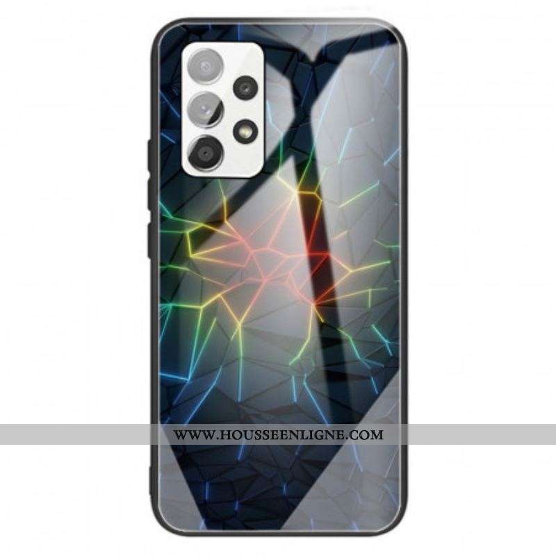 Coque Samsung Galaxy A13 Verre Trempé Geometry