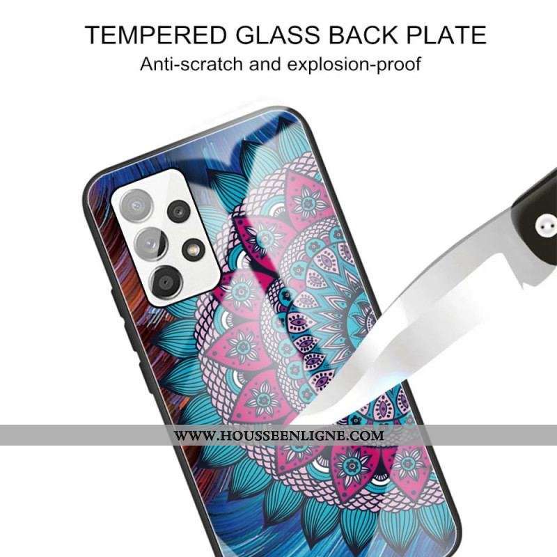 Coque Samsung Galaxy A13 Verre Trempé Mandala
