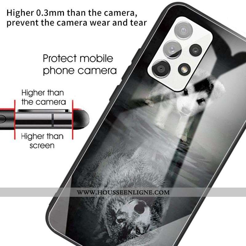 Coque Samsung Galaxy A13 Verre Trempé Rêve de Chiot