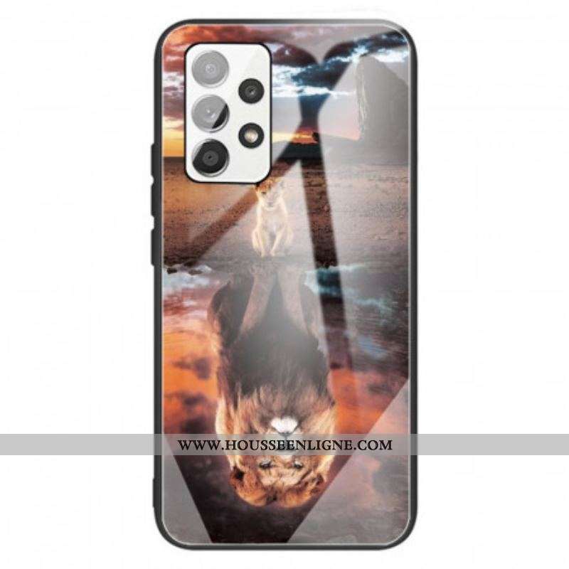 Coque Samsung Galaxy A13 Verre Trempé Rêve de Lionceau